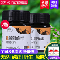 Honey pure natural 250gx2 Xinjiang black bee honey wild hundred nectar soil peak honey (Yi bee Shang)