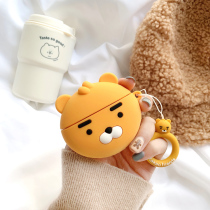 Pins cute Bear AirPods Pro protective sleeves Apple 3 generation wireless Bluetooth headphone shell AirPods silicone shell