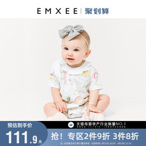 (new products) Kidman Xi Baby Clothes Newborns Spring Dress 2022 New Khaclothes Climbing Suit Baby Conjoined Clothes