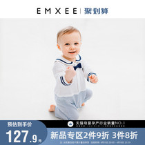 British Kidmans baby clothes Childrens summer pure cotton Liant-wearing pyjamas baby one-piece clothes for four seasons