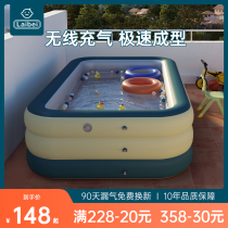 Inflatable swimming pool Household foldable swimming bucket Baby children family bath pool Adult childrens pool