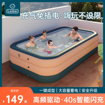 Inflatable swimming pool Household baby baby swimming bucket foldable family large adult children children paddling pool