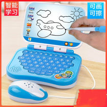 Childrens toy computer simulation keyboard learning story puzzle point reader pinyin early education Enlightenment 1-6 year old baby