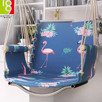 Thick hanging chair dormitory bedroom college students hammock indoor hanging basket lazy rocking chair single literary swing children