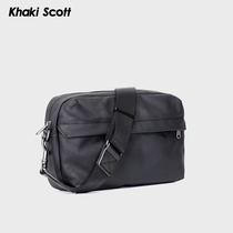 khaki scott new tide cards casual ins scablebag retro single shoulder bag mens functional canvas overalls bag