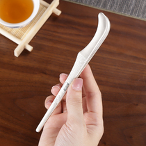 Chengqian tea set sterling silver tea clip handmade tea spoon tea tweezers Tea Needle tea steak tea tea tea pot fork tea ceremony tea set accessories