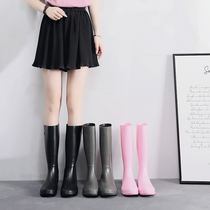 Rain-Shepherd Light Foldable High Cylinder Rain Boots Women Fashion Outwear Non-slip Water Shoes Day Series New Waterproof Long Barrel Rain Shoes