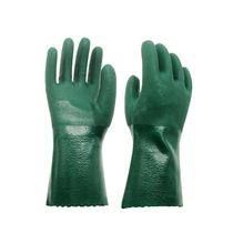 Full immersion plastic kill fish rubber anti-slip and oil resistant thickened abrasion-resistant and acid-base anti-oil frosted large grain laoprotect glove