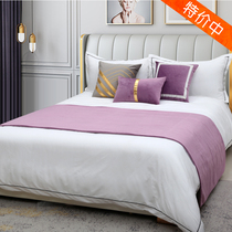 Sample-to-board home selling field showroom Beds Bedding board room American-style modern multi-piece set soft-packed bed custom-made