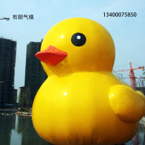 Net Red Inflatable Rhubarb Duck Small Ducks Great White Goose Scenic Spot Exhibition Giant Water Float to Come and Customize
