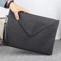 Love Shepherd Boys Casual Oxford Cloth A4 File Envelope Ipad Hand Grip Large Capacity Business Meeting Clips Bag Hand Grab Bag