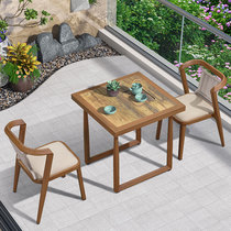 Balcony table and chair three-piece small simple modern small tea table light luxury creative leisure balcony tea table and chair combination