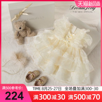  Baby one-year-old dress Princess dress Girls Summer Tutu Baby wedding dress Flower girl children Lolita skirt