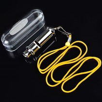 Whistle Stainless steel whistle Non-nuclear metal life-saving whistle High frequency big decibel outdoor survival whistle Basketball referee whistle