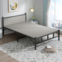 Rollaway office single lunch bed household 1 2 m double bed rental room portable hard board bed escort bed