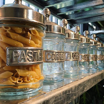 Taiwan origin {800ml glass seal jar} is Japan dunton storage storage coffee tea salt sugar jar