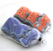 Foreign trade of the original single] Multi-thickened children bicycle skating skiing butterfly brace 6 piece M S XS