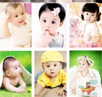  Cute baby poster photos beautiful men and women wall stickers baby portraits pregnant women prenatal education early education pictures baby paintings