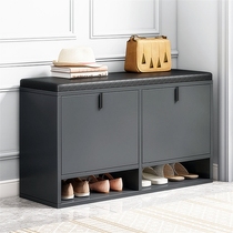 Tipping bucket shoe cabinet sitting stool one shoe rack wearing shoe stool changing shoe stool entering the door dustproof light luxury multi-layer entry simple