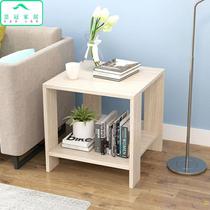 Simple living room small coffee table corner table mini corner cabinet sofa cabinet side cabinet wooden side cabinet wooden small side corner bedroom side table