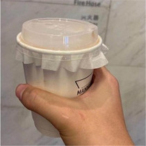 Disposable milk tea coffee leak-proof paper pad Takeaway lunch box packaging box Spill-proof anti-seepage gasket Sealing mouth paper oil paper