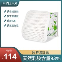 Fu Manyuan cushion Office lumbar cushion Latex car seat backrest pillow Chair lumbar cushion Boss lumbar pillow