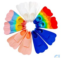 Flippers swimming special adult childrens flippers freestyle short flippers professional light diving training feet