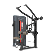 Conlin FA9011 Double Back High Pull Trainer Commercial Gym Seated High Pull Back Muscle Strength Training Equipment