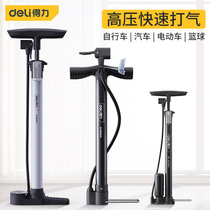 Del tool pump bicycle household small high pressure air cylinder car electric battery car basketball inflatable
