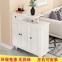  American-style entrance living room double-sided partition cabinet large-capacity household door shoe cabinet entrance cabinet Simple modern sofa cabinet