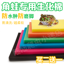 Horned frog special biochemical cotton Ultra-comfortable soft pore filter cotton Horned frog pad material does not grind feet Color horned frog sponge
