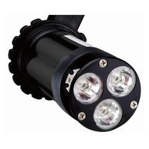 Rechargeable lithium battery high brightness LED flashlight