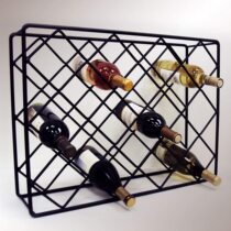 Xiaoyu JJ Wire line rectangular diamond wine rack red wine rack made in the United States