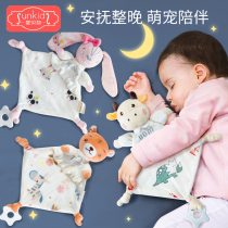 Soothing towel Baby accessible doll 0-1 years old coaxing the baby Sleeping hand Puppet sleep deity Sleeping Plush Toy