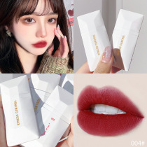 Perfect girl diary business card lip glaze velvet matte lipstick niche brand parity white student summer