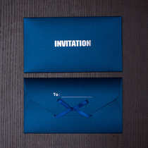 Simple personality custom invitation card opening custom invitation letter custom meeting high-end student activity birthday creativity