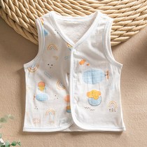 Baby waistcoat Summer slim fit baby waistcoat for men and women Childrens clothing Pure cotton cloth No sleeves Shoulder Breathable