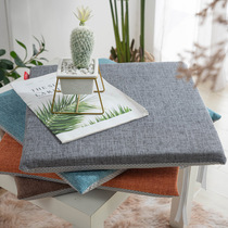 Cushion office for long sitting student Chinese red wood seat cushion butt cushion dining chair cushion solid wood tea table seat thickened