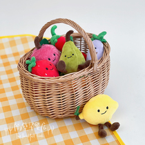 (two pieces) handmade fruits vegetables cola French fries Polygonum piperis cat toys from hi cat toys