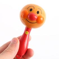 Full 39 ~ cartoon bread big face Superman sand hammer Bell baby baby hand Bell Bell sand drum early education toy
