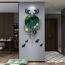 2021 new living room wall clock household fashion net red hanging watch simple modern light luxury creative clock