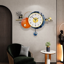 Nordic creative home clock wall clock living room light luxury decoration wall Net Red fashion modern simple restaurant clock