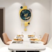 Creative wall clock light luxury modern simple clock living room Fashion Home wall clock personality Net red decorative hanging watch