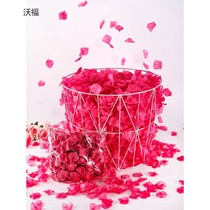Wedding bed layout decoration simulation rose petals Red Wedding hand flower Valentines Day confession marriage supplies