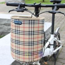 l Electric vehicle basket front large front basket vegetable basket Bicycle universal folding bold mountain bike