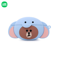 LINE FRIENDS Jungle Series Brownbear AirPods Ear Case Doll Apple Headphone Protective Case