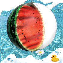 Japan Igarashi childrens water toy ball 40cm simulation watermelon ball thickened beach beach ball inflatable ball