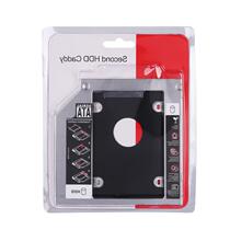 HDD Caddy all-aluminum hard drive bracket 12 7 9 5 notebook mechanical sata3SSD solid-state optical drive bracket