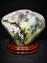 New product promotion Guilin chicken blood Jade Shanglang colorful jade material artistic conception original stone study ornaments collection