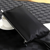 New handbags Male Canvas Hand Grab Bag Business Casual Oxford Cloth Large Capacity Net Edition A4 Nylon Envelope File Bag